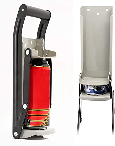 Copper Top - Heavy Duty 12oz 2 in 1 Can Crusher with Bottle Opener- Large Beer Tin Can Crusher Wall Mounted Recycling Tool Bottle Opener