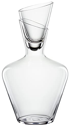 Spiegelau Carafe à vin avec bouchon Définition, verre cristal, transparent, 1 L, 1350157