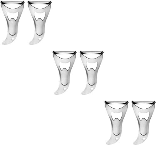 2 pcs Concombre Durable Pommes de Terre Acier Orange Canne Pomme de Terre Y Chocolat Inoxydable Bouteille Légumes Gingembre Éplucheur Pelé et Pivotant Métal Agrumes Citron Fromage Noyau Rabot -in- (Co