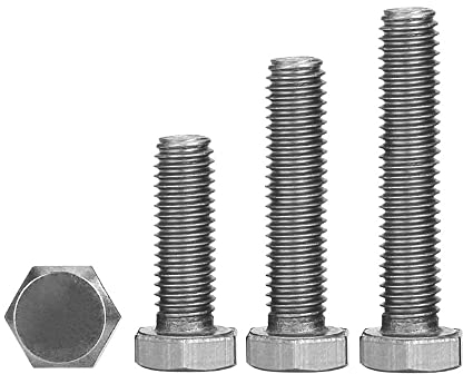 2 Stück M14×75mm Titan äußere Sechskantschraube TA2 Titanschraube Reine Titanschraube