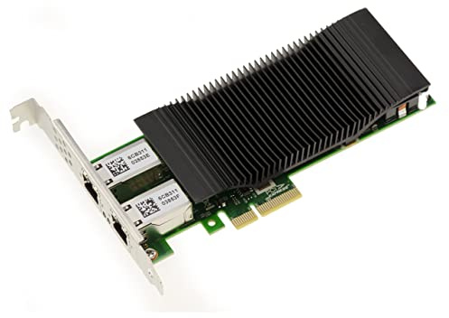 KALEA-INFORMATIQUE RJ45 Gigabit Ethernet-nätverkskort med 2 portar över PCIe x4-port. Power Over Ethernet PoE+ 30W med Intel I350-chipset, industriell kvalitet