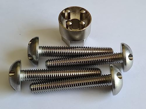 Tornillo antirrobo antirrobo de 4 agujeros M6 M8 M10 acero inoxidable V2A