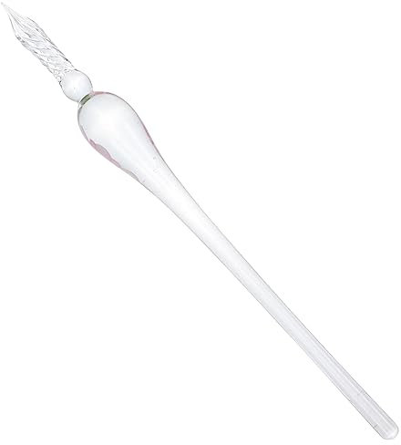DIKACA Geschenk Stift Signierstifte Für Gäste Tropffüller Dip-signaturstift Kalligraphiestifte Kristallschreibstift Tauchtintenstift Student Stift Waschen Einzigartig Glas