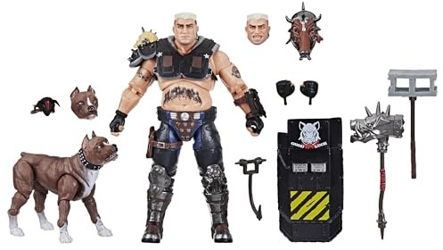 G.I. Joe Classified Series #135, Dreadnok Road Pig & Rawkus, Sammelfigur 15,2 cm, Actionfigur mit Pet Dog Pit Bull Figur und 10 Zubehörteilen