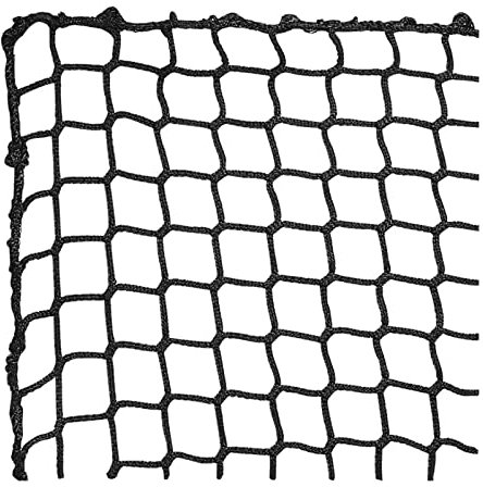Garden Net Knotless Soccer Backstop Net, Sports Practice Barrier Net, Golf Ball Hitting Netting, Balcony Protection Safe Net (Color : 2Mx3M, Size : Black 3cm Cell)
