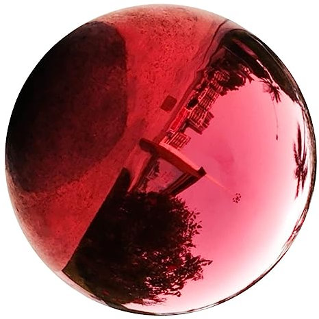 POPETPOP Sphères De Jardin en Or Rose Décoration en Acier Inoxydable Poli