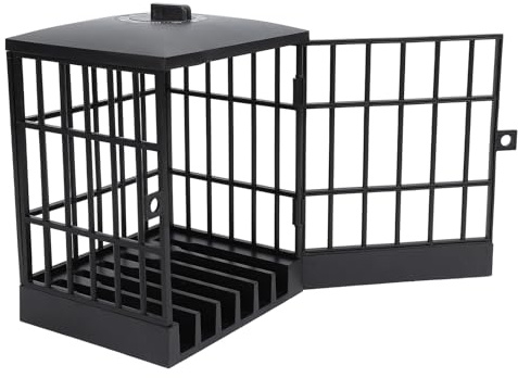 Haofy Boîte de Verrouillage de Prison pour Téléphone Portable, Support de Support de Prison, Cage Verrouillable avec Minuterie pour Smartphone pour Salle de Classe, Maison, Table (Tout