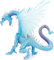 Ice Dragon Toy Ice Dragon Statue Ice Dragon Model Solid Ice Flying Dragon Ice Dragon Toy Action Figure Children Realistic Dinosaur Model Children's Birthday
