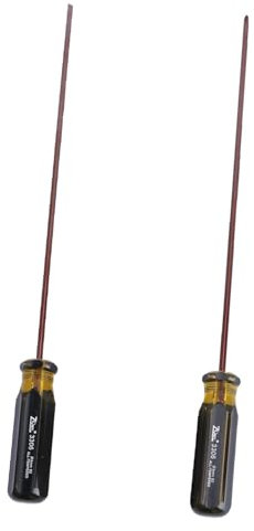 NUOBESTY 2pièces Lot De Tournevis à Cliquet Cruciformes Tête Plate Outils Manuels Magnétiques Pour Vis De Jouets Et Électronique