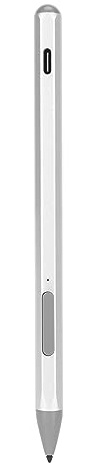 Generic Lápiz óptico, Indicador Magnético de Rechazo de Palma, Lápiz óptico Inteligente Tipo C, Batería de 200 MAh, Aleación de Aluminio para Pro 5 6 7 8 9 Tableta (Silver)