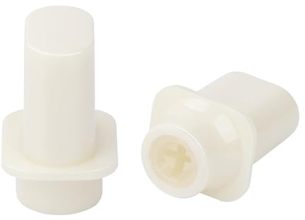 Banworks Guitars 3-Way/5-Way Toggle Switch Tip 3.5mm/4.9mm Cross Slot Pickup Selector Switch Caps Barrel Switch Knob Tip for Fender Squier Telecaster Tele Guitars Pack of 2 JT/DWQM-08 Vintage White