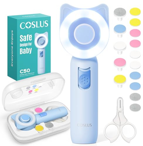 COSLUS Lima per unghie per bambini elettrica BLUE