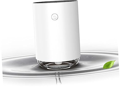 Alipis Mini Humidificador Difusor de Aromas Portátil USB Humidificador de Aire Silencioso para Coche Hogar y Oficina Aromaterapia Relajante Diseño Compacto Blanco Crema