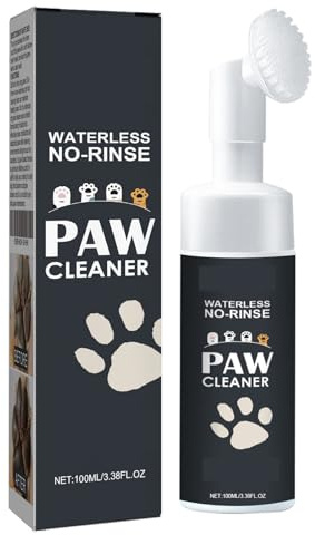 Limpiador Patas Perro, Limpiador de Patas para Perros y Gatos, Cepillo con Espuma de Lavado en Seco, no Necesita Agua ni Enjuague, Limpia Patas Perro