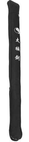 GLEAVI Pochette de Protection pour Sabre de Tai-Chi 105 CM en Tissu Oxford Imperméable Noir Étui de Rangement Léger et Résistant pour Arts Martiaux Porte-Sabre à Bandoulière pour
