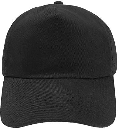 MFAZ Morefaz Ltd Jugend Baseball Kappe Kinder Mütze Basecap Mädchen Junge (Black)