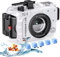 Seafrogs - Alloggiamento subacqueo per fotocamera Olympus TG-6, accessori subacquei professionali, 60 m, per Olympus Tough TG-6 Bianco