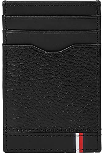Tommy Hilfiger Herren TH Central Cardholder, Bi-Fold-Brieftasche, Black, Einheitsgröße
