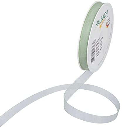 Halbach Organzaband, 10 mm x 50 m, mint