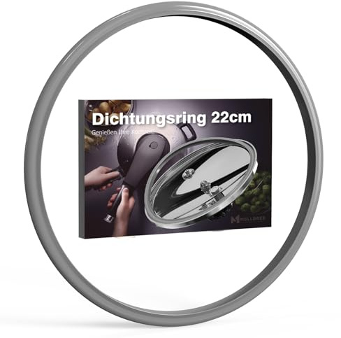22cm Dichtungsring für WMF, 6068559990 6068559997 Dichtungsring Schnellkochtopf Ersatzteile Dichtring Schnellkochtopf für WMF und Silit 3 4.5 6.5 8.5L Silikon