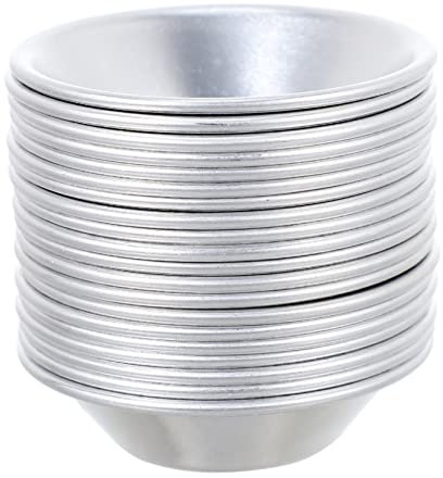 YARNOW 20stücke Teiliges Eierkuchenformen Aus Metall Antihaft-tortenformen Tortenbackbleche Metall-geleeformen Kuchenformen