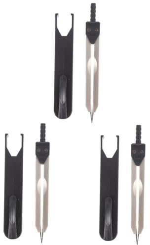 LALAFINA 3pièces Calibre Avec Règle Outil De Mesure Électrocardiogramme Design à Monture Vissée Précision Ajustable Inclus Pour Infirmiers Et Médecins