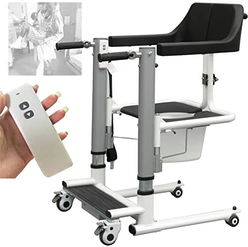 Patientenlifter, elektrischer Patientenlifter für zu Hause, Ferngesteuerter Lift-Transportstuhl, Duschstuhl, behindertengerechte ältere Toilette, multifunktionaler Transfer, frei höhenverste