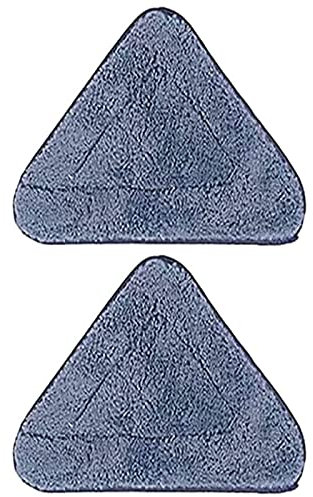 Trapeador de limpieza ajustable giratorio de 360° - Trapeador triangular con mango largo - Trapeador doméstico flexible - Trapeador triangular extensible con almohadillas de repuesto - for piso/techo/