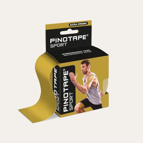 PINOTAPE Kinesiologie Tape 5 m x 5 cm Wasserfest Extra Stark