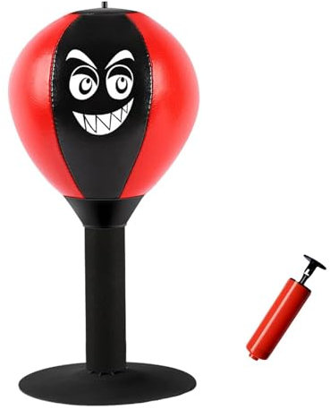 Amagogo Desktop Boxsack Boxsack Geschenk Schreibtisch Boxen Punching Ball Boxen Punching Ball für Sport Übung Boxen Praxis Erwachsene