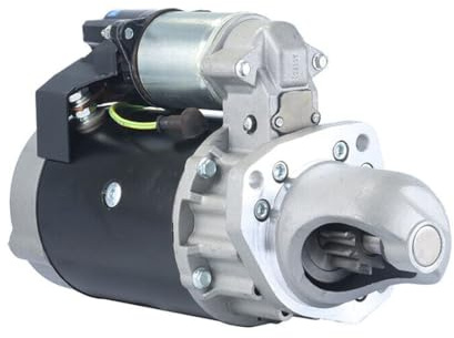 CHHELIHL 12V 10T Starter Motor Backhoe and Fits Pns 9702800397 40 mm / 1.575 in -Gear OD 4 KW-Power Clockwise-Rotation 10-Teeth on Drive