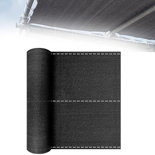 LARS360 Zaunblende Sichtschutz, Sichtschutznetz 150 g/m² HDPE, Schattiernetz Sonnenschutz Tennisblende für Garten Sportplatz Maschendrahtzaun inkl. Kunststoffumreifung, Anthrazit, 2,0mx10m