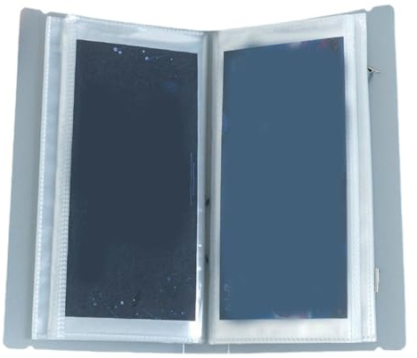 Álbum de entradas para conciertos para 80 boletos de 9x5 pulgadas PP Ticket de boleto PP Compact Protective Ticket Sporter para concierto, boleto aéreo y más