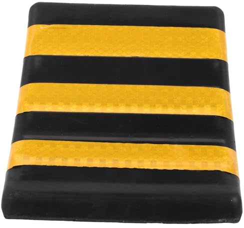 ABOOFAN Bloc de Calage pour Camion Cales de Roue pour Voiture Bouchon Automobile butée de Roue pour Voiture Garage Bloc de Pneu Rampe de remorque Caoutchouc Black