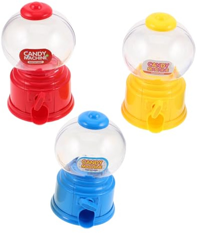 Mini Máquina Dispensadora de Dulces 3 Piezas, Plástico, para Fiesta