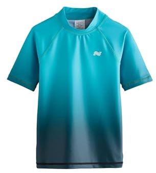 NEXT Äldre pojkar Kortärmad strandtröja Blue Ombre 134