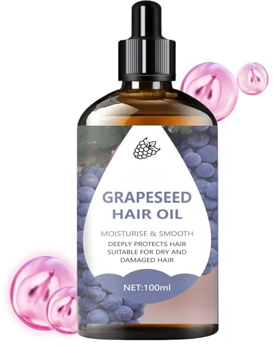 Grapeseed Oil for Hair, Grape Seed Oil for Skin, Hair and Body, Hydrating and Silky Smooth, for Clean and Healthy Skin, and Strong Hair