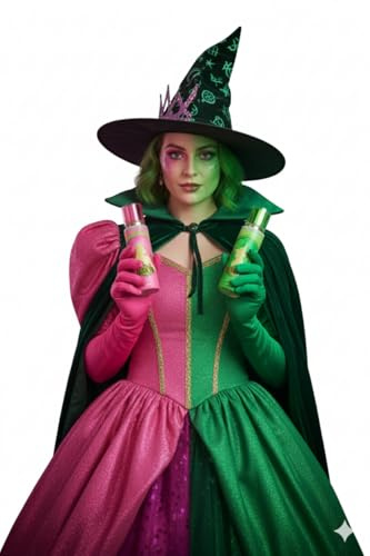 Wicked Fragrance Lot de 2 vaporisateurs corporels – Brume de parfum Glinda & Elphaba de 200 ml chacun | Cadeau de collection édition limitée pour femmes et fans