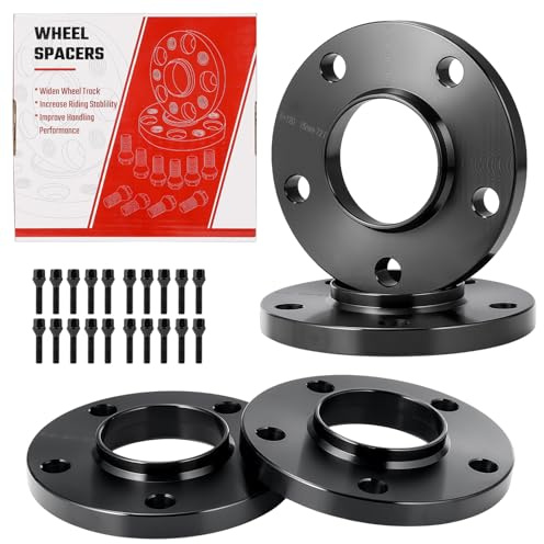 Spurverbreiterung 5x120 VA 30mm HA 40mm 72,6 mm inkl.Kompatibel mit BMW E36 E46 E82 E90 E34 E60 mit Radschrauben M12x1,5x40/45mm Spurplatten Distanzscheibe