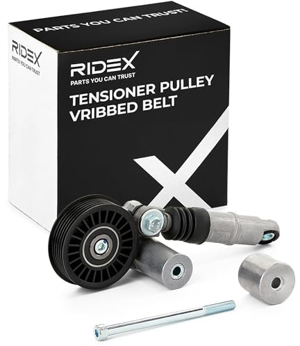 RIDEX 541V0024 Galet tendeur de courroie d'accessoire avec support Compatible avec VW Golf 4 3/5 portes 1J1