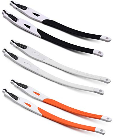 SOODASE Schwarz/Weiß/Orange Gummi Ersatz weißer Rahmen Für Oakley Crosslink Brillengestell