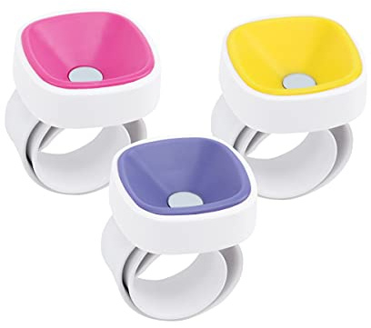 Sew Tech 3 Pack Magnetic Wrist Pin Cushion for Sewing Pins, Strong Magnet Sewing Pin Holder, Wristband Pincushions for Needles, Silicone Braider Band Bracelet for Hair Clips (3 Magnetic Pin Cushions)