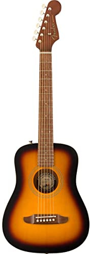 Fender Redondo Sunburst Mini Acoustic Guitar with Gig Bag