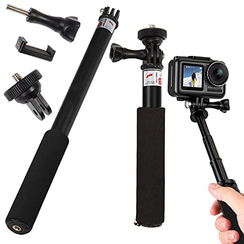 Bastone Action Cam Monopiede Selfie Asta Selfie Monopiede Selfie Bastone Action Cam funziona Con La Maggior Parte Delle Action Cam Bastone Action Cam Regolabile Monopiede Selfie 30~93cm