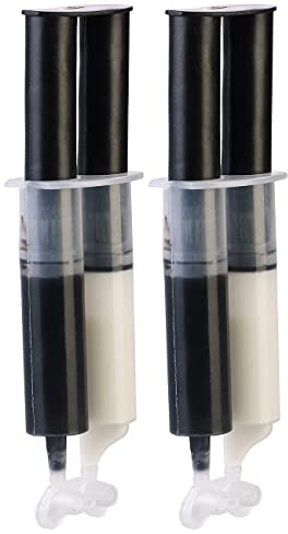 AGT Professional Klebstoffe: 2er-Set 2-Komponenten-Kleber aus Epoxidharz, je 2x 25 ml, 45 Min. (Zweikomponenten-Kleber, für Polster, Keramik Reparatur)