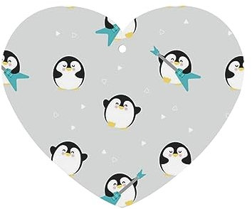 Lufterfrischer zum Aufhängen, für Auto, Diffusor, Ornamente, niedlicher Pinguin, erfrischende Luft, duftend, für Mädchen, Frauen, Auto-Innenraum, Geschenk-Set, lustiges Autozubehör, Dekoration,