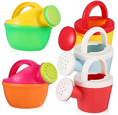 Sosoport Lot De 5 Arrosoirs pour Garçon Et Filles en Plastique, Jouets De Plage Et Sable, Taille Compacte, Couleurs Aléatoires, pour Jardinage Et Jeux D'extérieur Estivaux