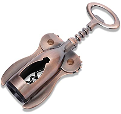 susiodeu Champagne Wine Bottles Opener Zinc Alloy Bottle Cork Remover Fast Lid Corkscrew Non-slip Accessories Kitchen Bar Gift
