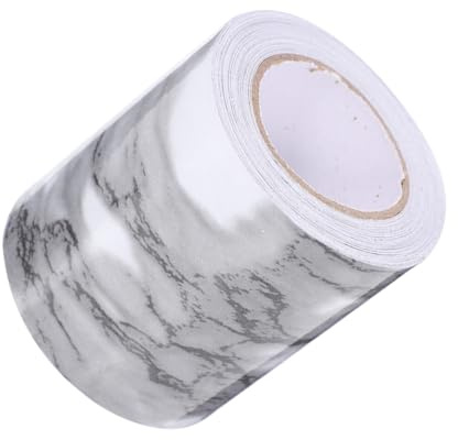 ANDRESLAD Marmoraufkleber Arbeitsplatte Selbstklebende Sockelleiste Flexible Fußleistenverkleidung Ecksockelleiste Wandsockelleistenverkleidung Leistenverkleidung Leistenaufkleber Für Schlaf