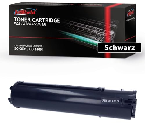 JetWorld Toner Kompatibel Canon CEXV50 Schwarz für iR1435, iR1435i, iR1435iF, iR1435P, 1435, 1435i, 1435iF, 1435P 17600 Seiten je Tonerkartusche, Hochwertiger Druck